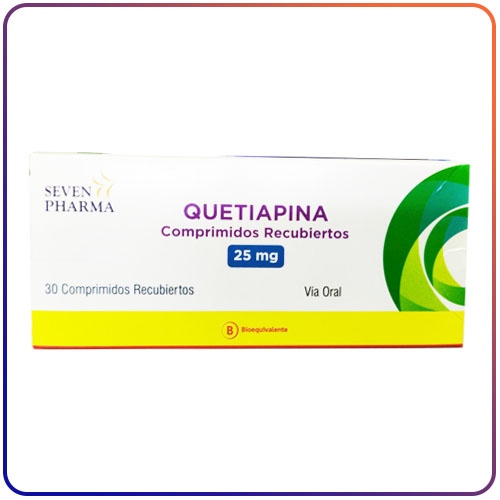 QUETIAPINA  25 MG x 30 COMPRIMIDOS RECUBIERTOS